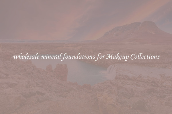 wholesale mineral foundations for Makeup Collections