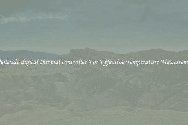 Wholesale digital thermal controller For Effective Temperature Measurement
