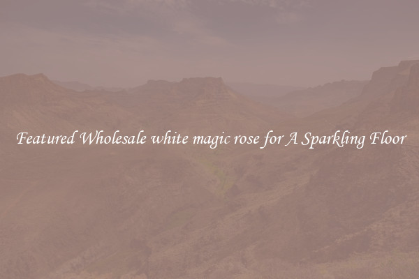 Featured Wholesale white magic rose for A Sparkling Floor