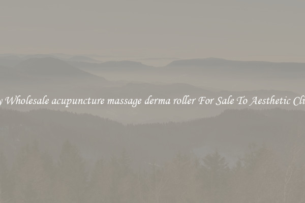 Buy Wholesale acupuncture massage derma roller For Sale To Aesthetic Clinics
