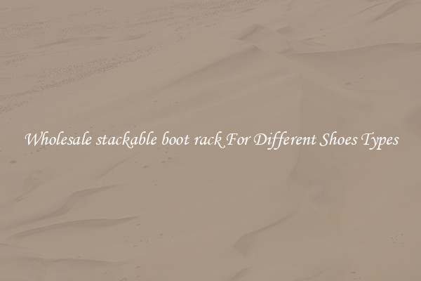 Wholesale stackable boot rack For Different Shoes Types