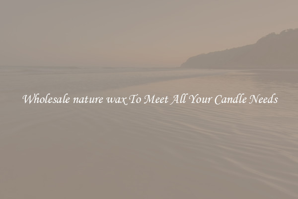 Wholesale nature wax To Meet All Your Candle Needs