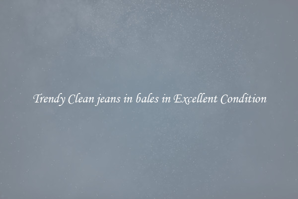 Trendy Clean jeans in bales in Excellent Condition